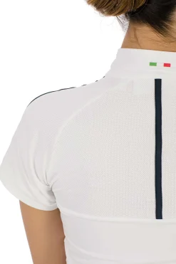 Hot horseware AA Evora kortermet stevneskjorte WH/AB