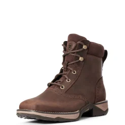 Discount ariat Anthem Lacer dames halvhøye støvler DistressedBrown