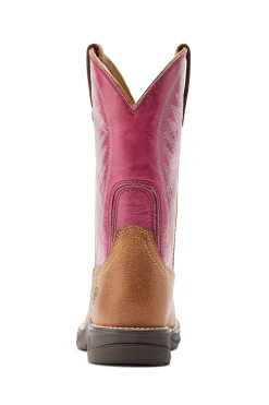 ariat Anthem Round Toe II Western Boots DistressedNatural