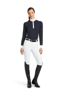 Outlet ariat Auburn langermet stevneskjorte, dame DB/AB