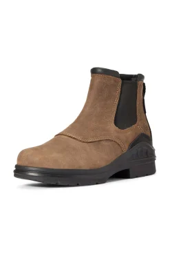 Best ariat Barnyard Twin Gore II H2O dames halvhøye støvler til stallen AmbreBrown