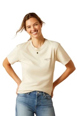 Online ariat BF Stamp Seal T-Shirt Natural