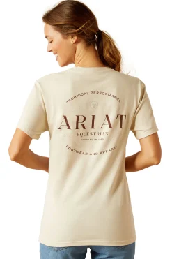 Online ariat BF Stamp Seal T-Shirt Natural