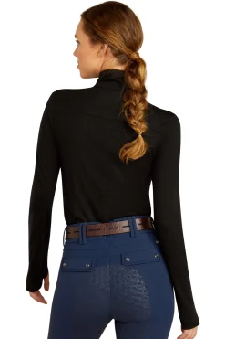 Clearance ariat Cheviot 1/4 Zip Baselayer Shirt Black