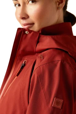 Hot ariat Coastal H20 vanntett jakke, dame FiredBrick