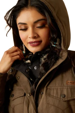 Clearance ariat Grizzly 2.0 Parkasjakke BanyanBark