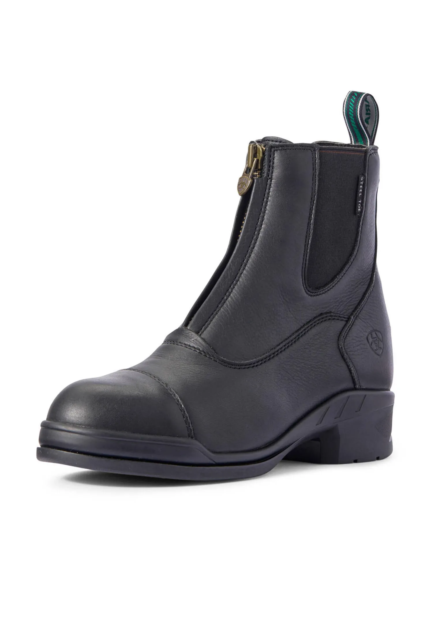 Clearance ariat Heritage IV paddockstøvler med glidelås og ståltå for damer Black