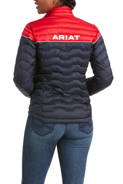 ariat Ideal 3.0 dunjakke team, dame DarkBlue/Red
