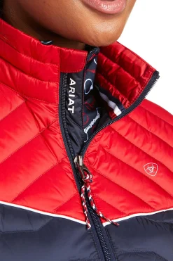 ariat Ideal 3.0 dunjakke team, dame DarkBlue/Red