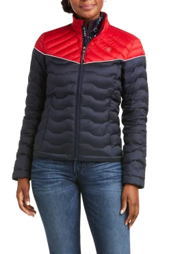 ariat Ideal 3.0 dunjakke team, dame DarkBlue/Red
