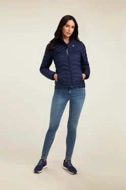 Best ariat Ideal dunjakke til dame EclipseDarkblue