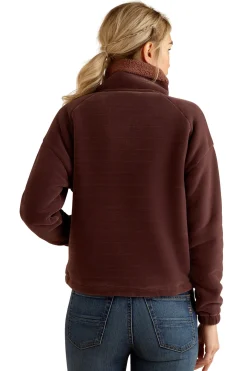 Discount ariat Lafayette Full Zip Sweatshirt Jacket Marron