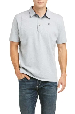 New ariat Medal poloskjorte, herre Grey