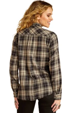 New ariat Real Billie Jean Langermet skjorte for kvinner CheyennePlaid