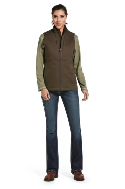 Outlet ariat Rebar Duracanvas isolert damevest Walnut