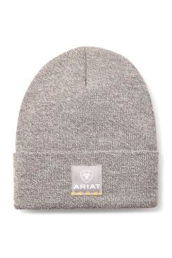 ariat Rebar Watch Cap LightGrey&DarkGrey