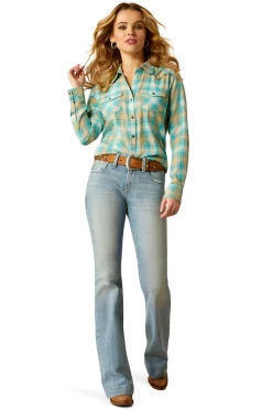 New ariat Roping Rutet Skjorte BreezePlaid