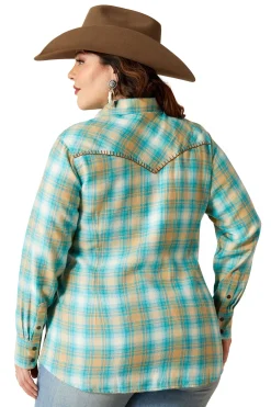 New ariat Roping Rutet Skjorte BreezePlaid