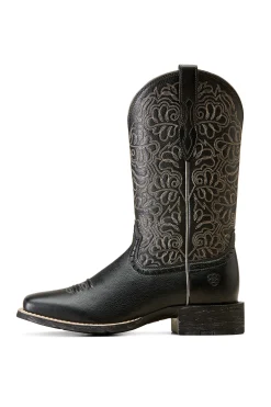 Sale ariat Round Up Remuda westernboots til dame BlackDeertan