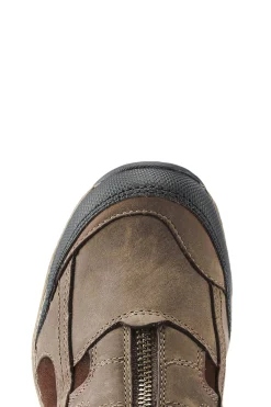 Outlet ariat Terrain vanntette støvler for damer med glidelås, perfekt for gårdsarbeid DistressedBrown