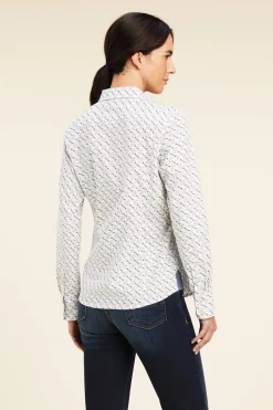 Online ariat Tomales-skjorte for kvinner BitPrint