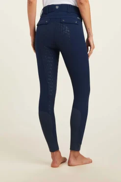 Online ariat Tri Factor Frost dames isolerte helforsterkede ridebukser DB/AB