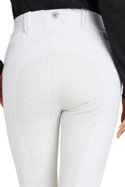 Online ariat Tri Factor X Bellatrix dames helforsterkede ridebukser WH/AB