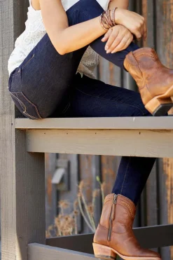 ariat Ultra Stretch ridejeans, dame DenimBlue