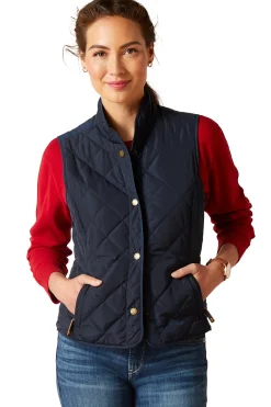 Discount ariat Woodside Vest Navy