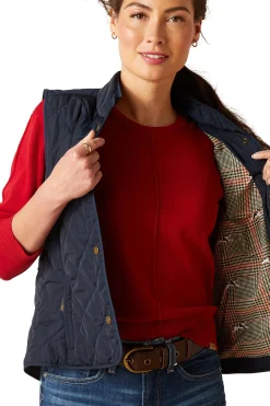 Discount ariat Woodside Vest Navy