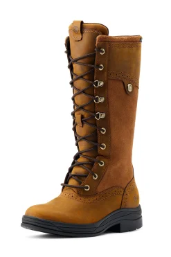 Clearance ariat Wythburn II dames vanntette støvler WeatheredTeakBeige