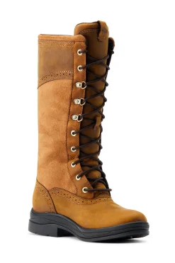 Clearance ariat Wythburn II dames vanntette støvler WeatheredTeakBeige