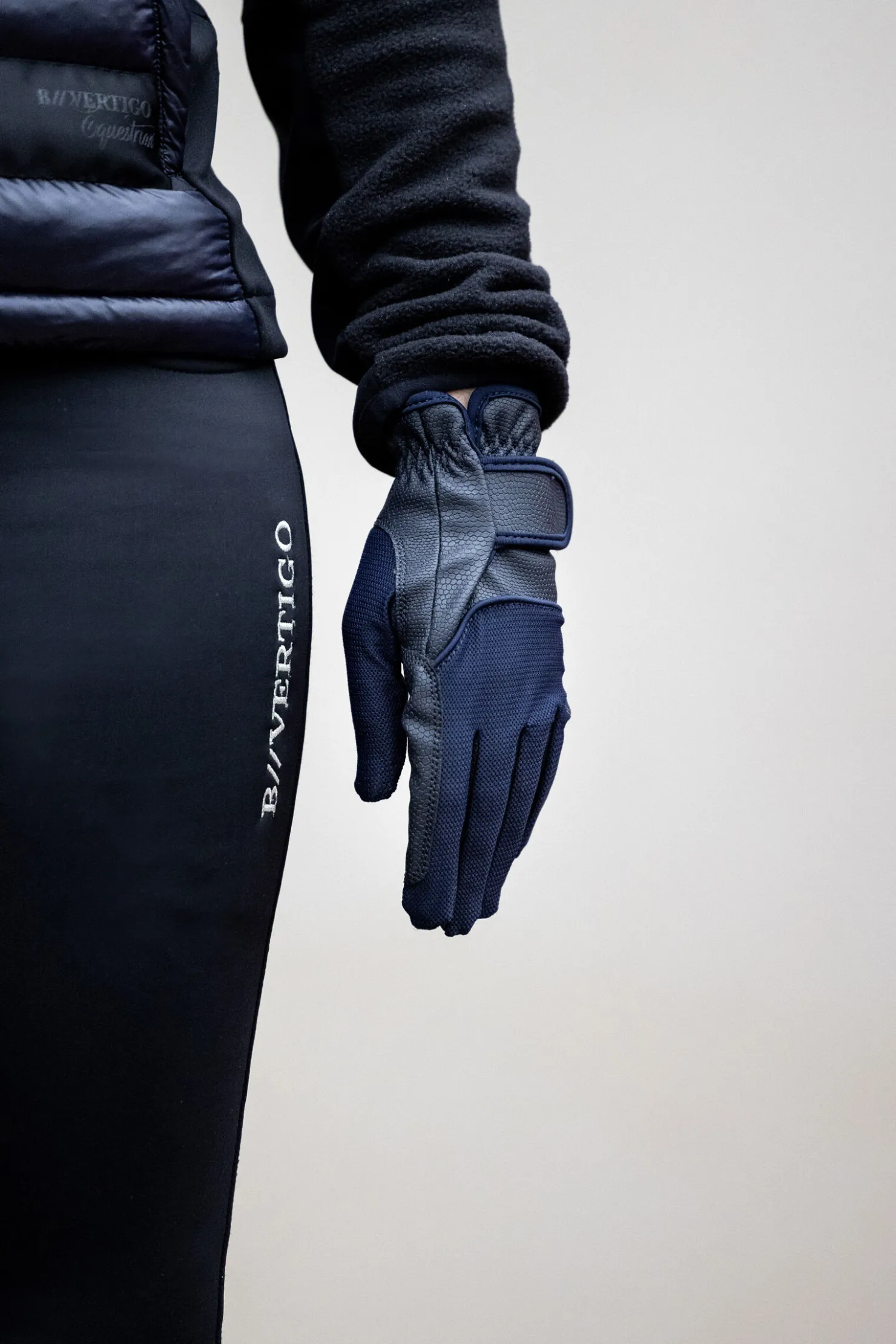 Best bvertigo B Vertigo Carla sommer-ridehansker i mesh til dame DarkNavy