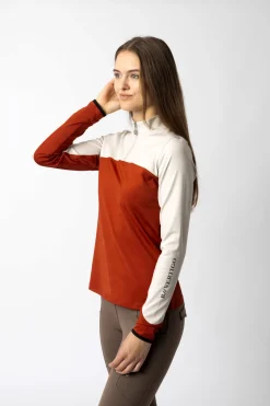 Sale bvertigo B Vertigo Caya funksjonell treningsskjorte til dame Cinnabar