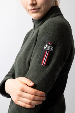Discount bvertigo B Vertigo Cleo elastisk ridejakke i fleece til dame ClimbingIvyGreen