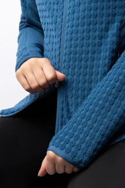 New bvertigo B Vertigo Darcey fleece ridejakke Celestialblue