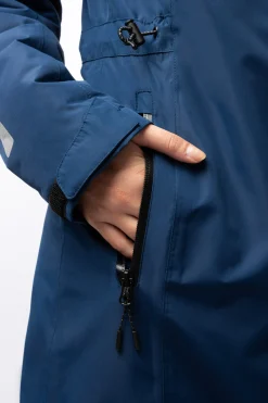 Outlet bvertigo B Vertigo Joanna Vanntett Polstret Frakk Titannavy