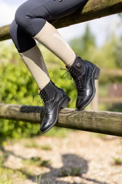 Outlet bvertigo B Vertigo Jupiter jodhpursko i lær med frontlisser, dame Black