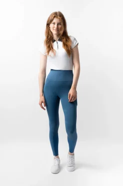 Outlet bvertigo B Vertigo Leonora Fullgrip Sømløse Thermo Tights Celestialblue