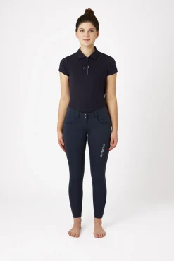 Online bvertigo B Vertigo Meghan helforsterkede ridebukser med silikon, dame DarkNavy