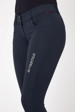 Online bvertigo B Vertigo Meghan helforsterkede ridebukser med silikon, dame DarkNavy