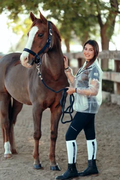 New bvertigo B Vertigo Remo transparent regnjakke, barn Transparent/DarkNavy