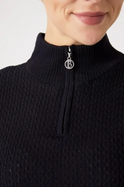 Best bvertigo B Vertigo Ruth strikket pullover med glidelås DarkNavy