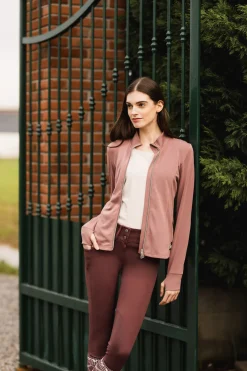 Clearance bvertigo B Vertigo Sarah trrenings-/ridejakke med folder til dame Burlwood