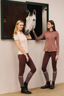 Clearance bvertigo B Vertigo Sarah trrenings-/ridejakke med folder til dame Burlwood