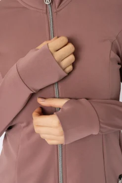 Clearance bvertigo B Vertigo Sarah trrenings-/ridejakke med folder til dame Burlwood