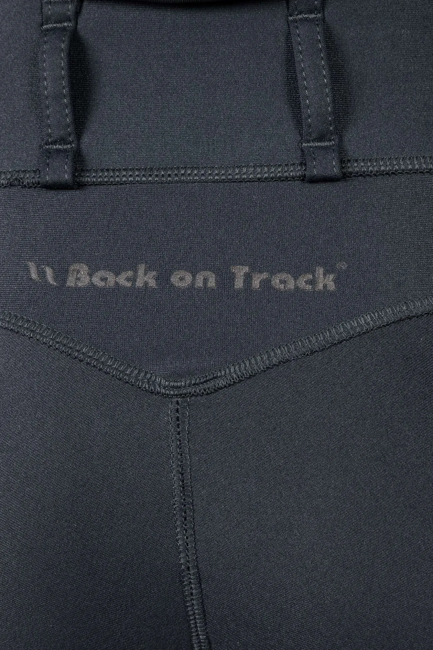 Online backontrack Back on Track Carmen kneforsterkede ridetights til dame Black
