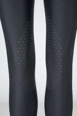 Online backontrack Back on Track Carmen kneforsterkede ridetights til dame Black