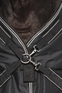 Hot backontrack Back on Track Obsidian Utedekken med avtakbart halsstykke, 300g Black