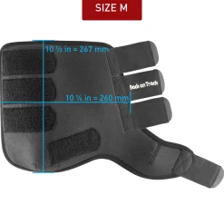 Hot backontrack Back On Track treningsbelegg, foran Black